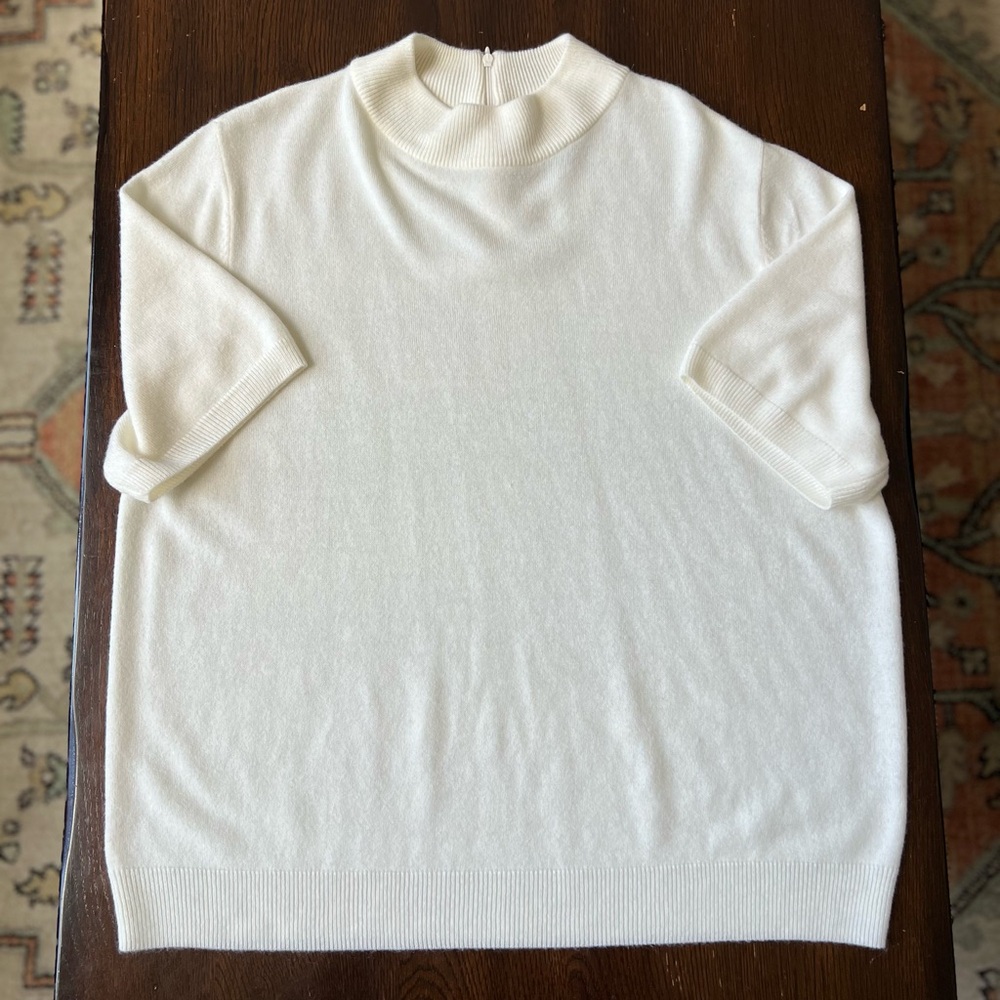 Vintage 80s Bon Worth Short Sleeve Sweater